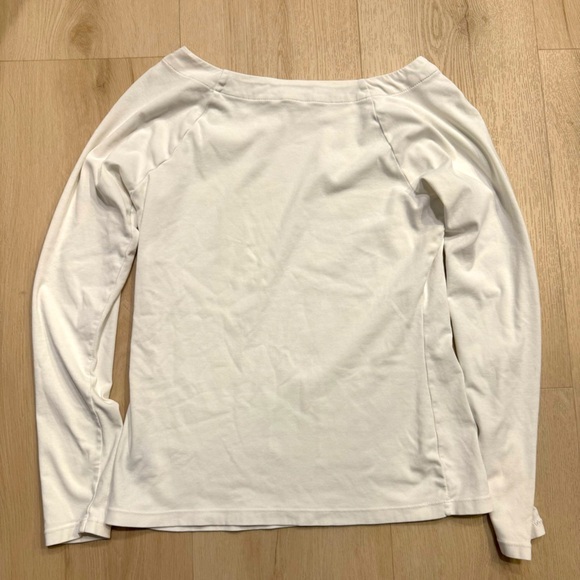 Ralph Lauren Stretch Cotton Boatneck Tee - Picture 4 of 6